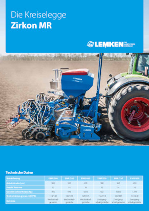 Herses rotatives Lemken Zirkon XMR/300