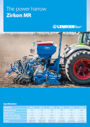 Herses rotatives Lemken Zirkon XMR/300