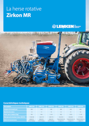 Herses rotatives Lemken Zirkon XMR/300