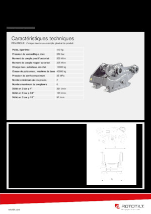 Coupleurs rapides Rototilt® QC80 