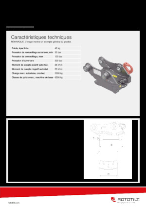 Coupleurs rapides Rototilt® S40 