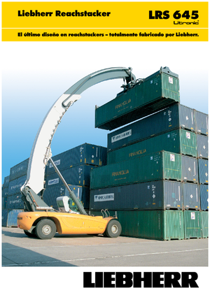 Reach stacker Liebherr LRS 645 Litronic