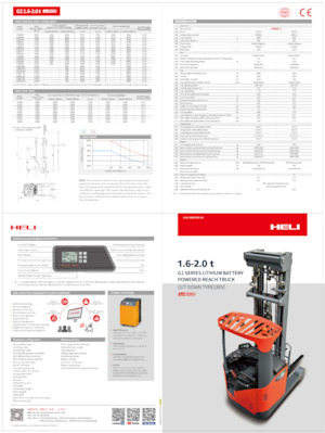 Chariots élévateurs pousseurs électriques Heli CQD20