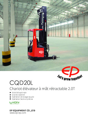Chariots élévateurs pousseurs électriques EP CQD20L