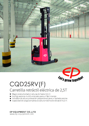 Chariots élévateurs pousseurs électriques EP CQD25RVF