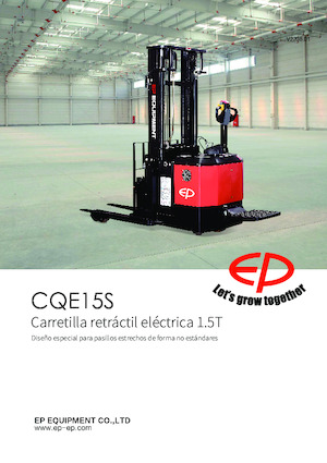 Chariots élévateurs pousseurs électriques EP CQE15S