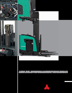 Chariots élévateurs pousseurs électriques Mitsubishi ESR18N2