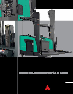 Chariots élévateurs pousseurs électriques Mitsubishi ESR23LN