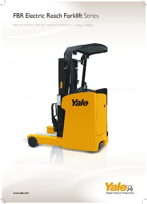 Chariots élévateurs pousseurs électriques Yale FBR15SZ