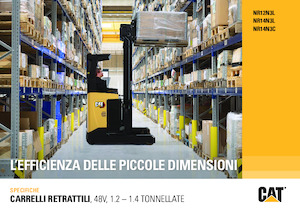 Chariots élévateurs pousseurs électriques Caterpillar NR14N3L