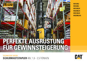 Chariots élévateurs pousseurs électriques Caterpillar NR20N3