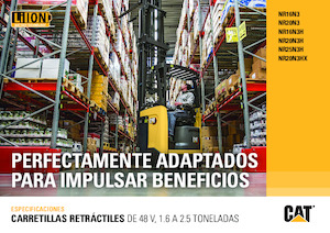 Chariots élévateurs pousseurs électriques Caterpillar NR20N3