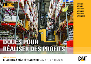 Chariots élévateurs pousseurs électriques Caterpillar NR20N3