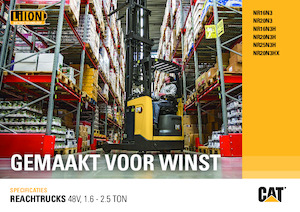 Chariots élévateurs pousseurs électriques Caterpillar NR20N3