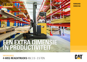 Chariots élévateurs pousseurs électriques Caterpillar NRM25N3