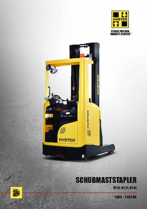 Chariots élévateurs pousseurs électriques Hyster R1.0E