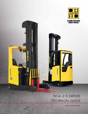 Chariots élévateurs pousseurs électriques Hyster R1.4