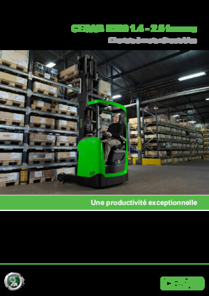 Chariots élévateurs pousseurs électriques Cesab R314