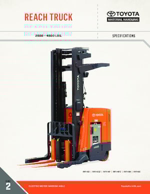 Chariots élévateurs pousseurs électriques Toyota RF1-SD2Z32