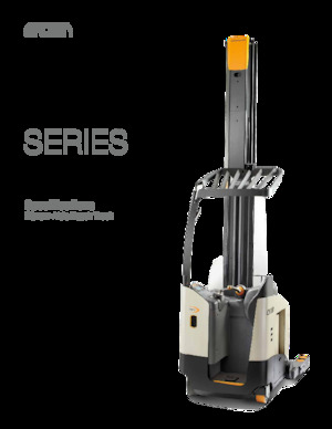 Chariots élévateurs pousseurs électriques Crown RM 6025