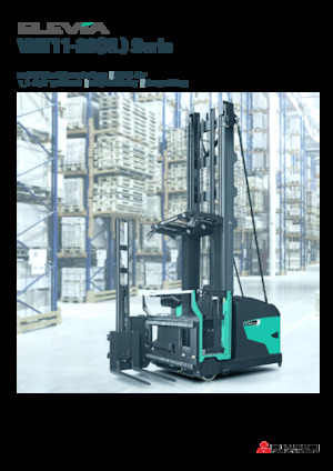 Chariots élévateurs pousseurs électriques Mitsubishi VNT13