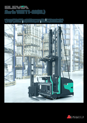 Chariots élévateurs pousseurs électriques Mitsubishi VNT13