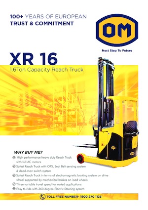 Chariots élévateurs pousseurs électriques OM XR 16 N