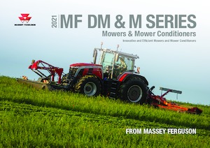 Faucheuses  arrières disques avec conditionneurs Massey Ferguson DM265 TL-V-KC
