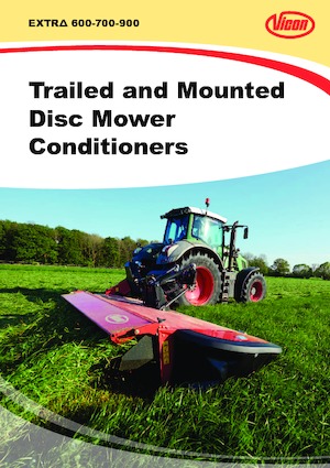 Faucheuses  arrières disques avec conditionneurs Vicon Extra 736 T