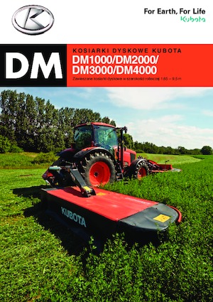 Faucheuses  arrières disques sans conditionneurs Kubota DM2032