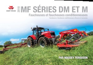 Faucheuses  arrières disques sans conditionneurs Massey Ferguson DM306 TL