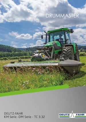 Faucheuses  arrières tambour avec conditionneur DEUTZ-FAHR DrumMaster 631