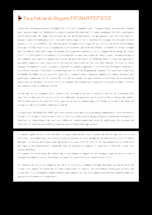 Faucheuses  arrières disques avec conditionneurs Pronar PDT 300 C