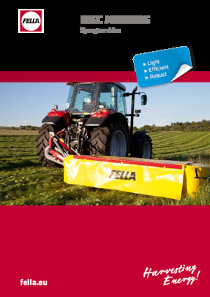 Faucheuses  arrières disques sans conditionneurs Fella SM 208 InLine