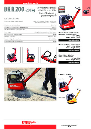 Plaques vibrantes réversibles Breaker BK 200 R-07