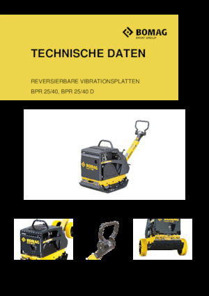 Plaques vibrantes réversibles Bomag BPR 25/40