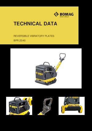 Plaques vibrantes réversibles Bomag BPR 25/40