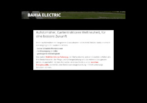 Tondeuses à gazon autoportées et tracteurs de jardin Etesia BAHIA ELECTRIC