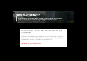 Tondeuses à gazon autoportées et tracteurs de jardin Etesia BUFFALO 100 BVHP2