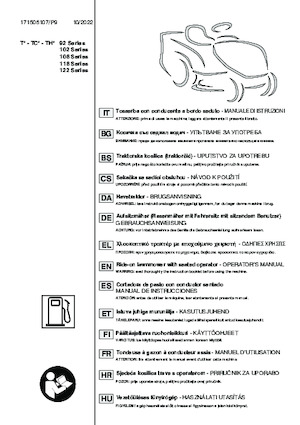 Tondeuses à gazon autoportées et tracteurs de jardin Stiga Estate 792 W