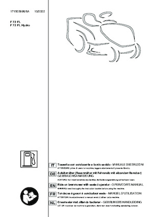 Tondeuses à gazon autoportées et tracteurs de jardin Mountfield MTF 72H