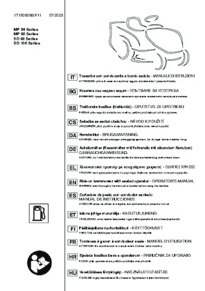 Tondeuses à gazon autoportées et tracteurs de jardin Mountfield MTF 98H