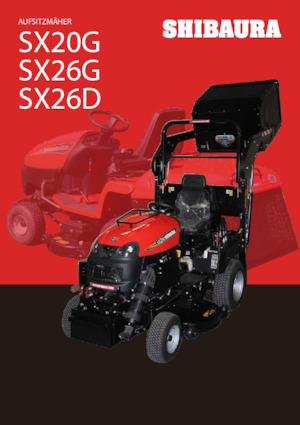 Tondeuses à gazon autoportées et tracteurs de jardin Shibaura SX26D