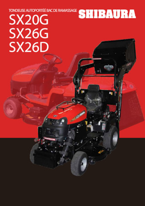 Tondeuses à gazon autoportées et tracteurs de jardin Shibaura SX26D