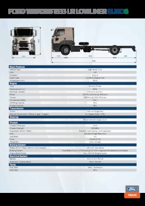 Chassis Ford 1833 LR Lowliner