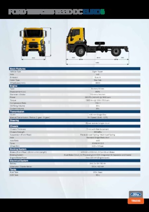 Chassis Ford 1833D DC
