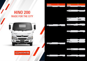Chassis Hino 200 310