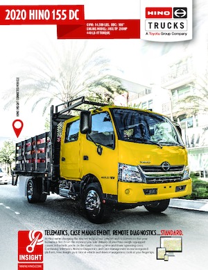 Chassis Hino 2020 HINO 155 DC 4x2