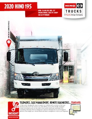 Chassis Hino 2020 HINO 195 4x2