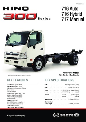Chassis Hino 300 717 4x2
